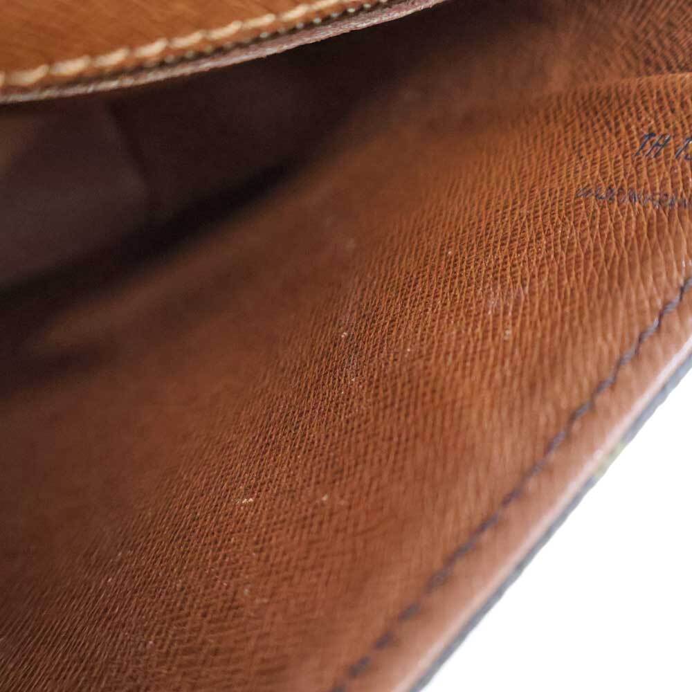 Louis Vuitton Chantilly Shoulder Bag Leather Brown
